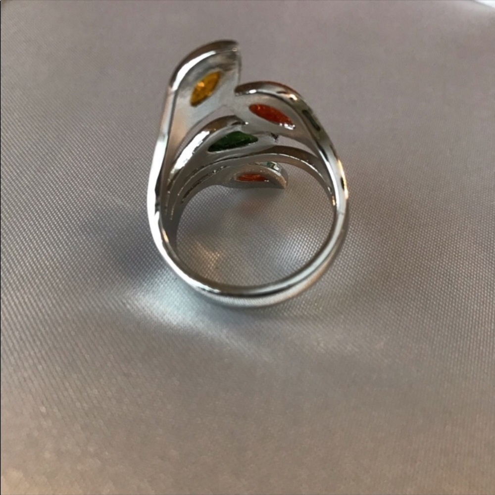 Amber 🍂 silver ring - Picture 7 of 8
